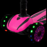 Кикборд NOVATRACK RAINBOW CAR GIRL PRO розовый 120CGP.RAINBOW.PN20